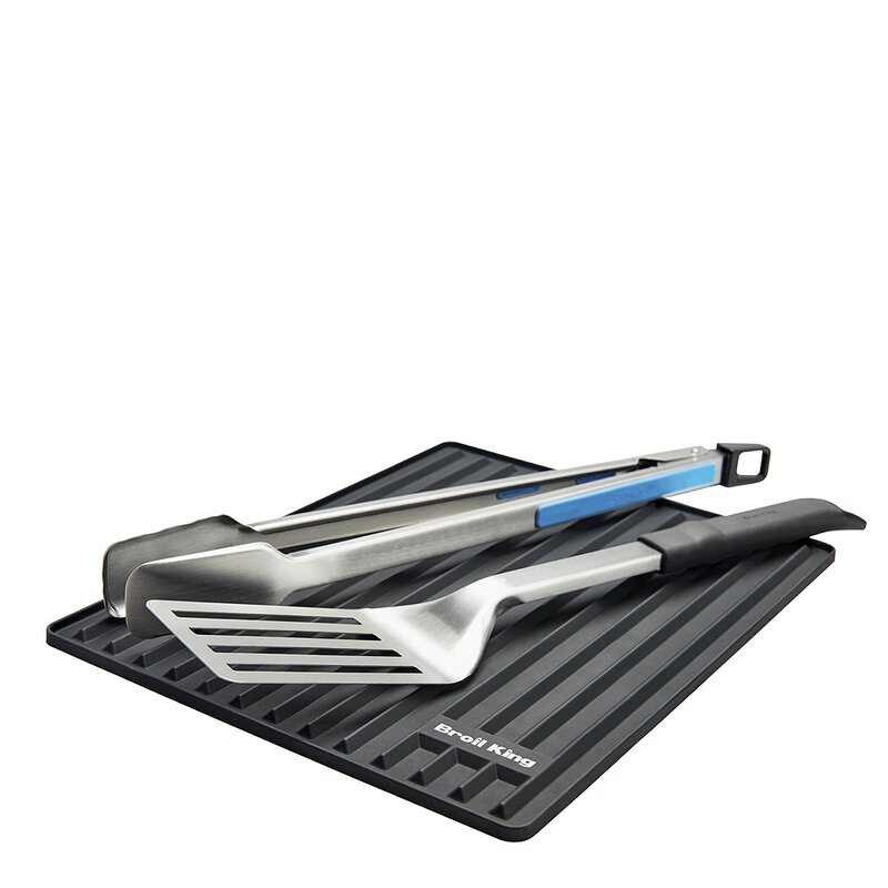 Broil King Silikonunderlag 38x29 cm svart