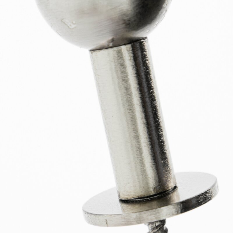 House Doctor Ball knagg 4 cm 2 stk sølvfinish