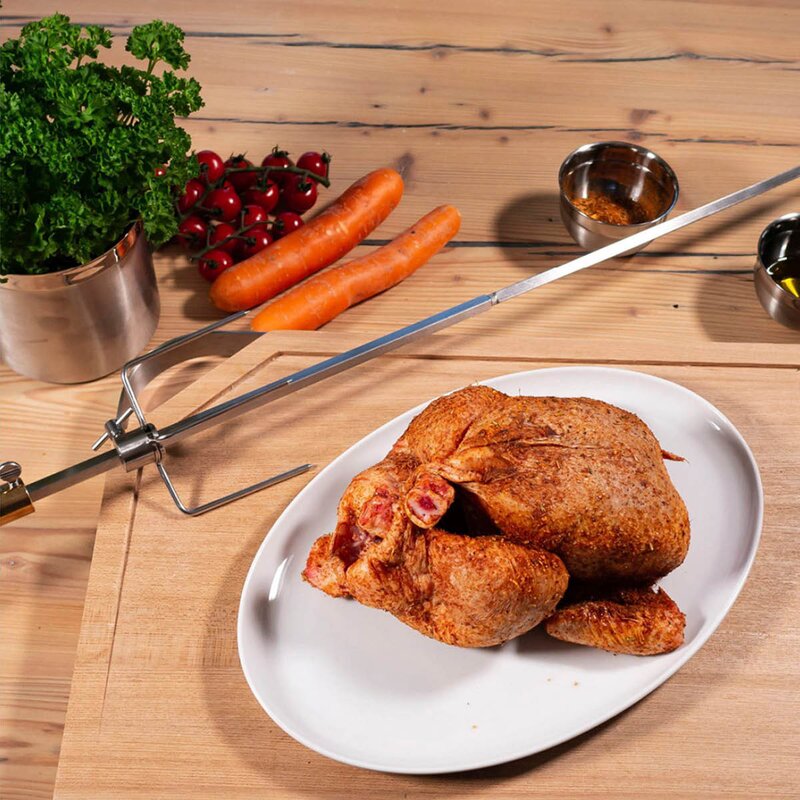 Rösle Videro G2/G3 rotisserie 62x13 cm rustfritt stål