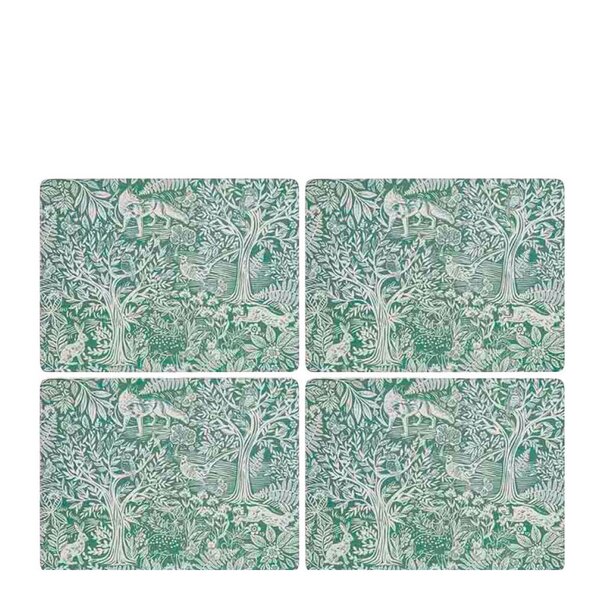Pimpernel Tapestry bordbrikker 40x30 cm 4 stk sage