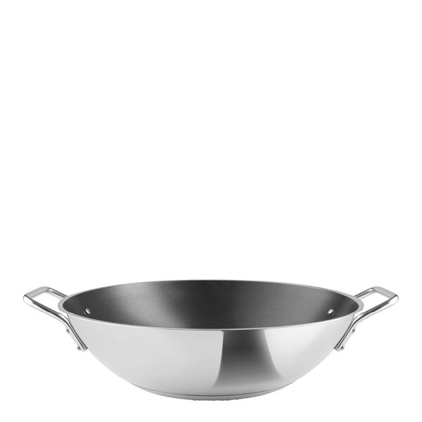 Eva Trio – Stainless Steel wok 5L 32 cm keramisk Slip-Let® belegg