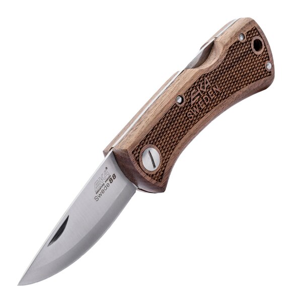 EKA Swede 88 foldekniv 7,5 cm valnøtt