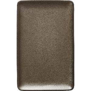 Aida RAW Metallic Brown tallerken 23,5x15 cm