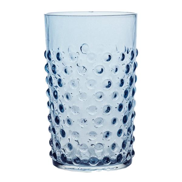 Klimchi – Hobnail glass 20 cl misty blue