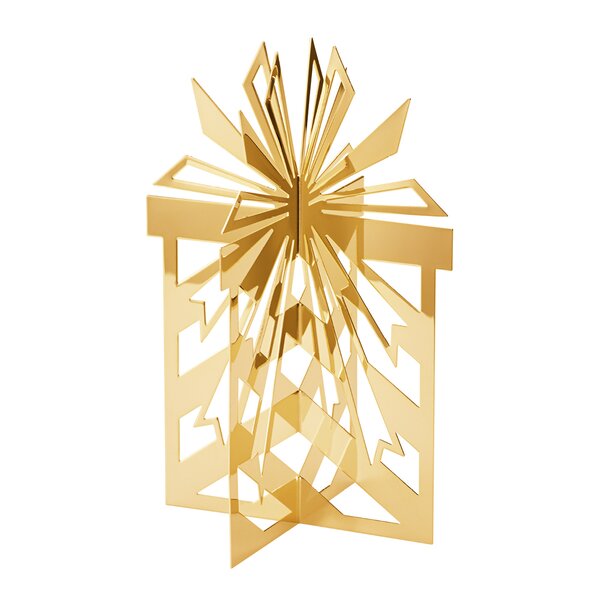 Georg Jensen Jul 2025 ornament til bordet stor gull