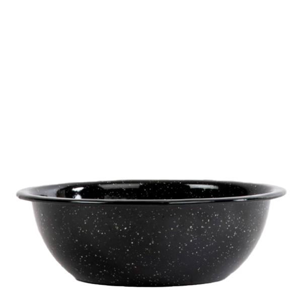Sagaform Doris emaljeskål 16 cm svart