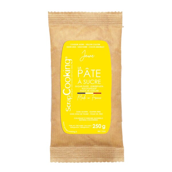 ScrapCooking Fondant 250 g gul