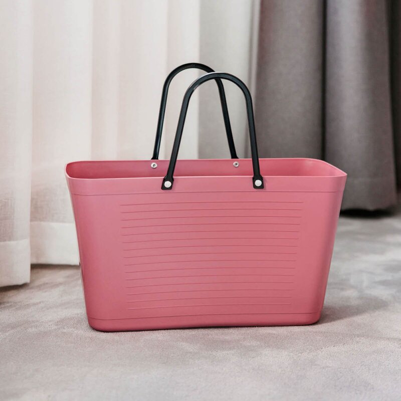 Hinza Green Plastic veske stor 15 L varm rosa
