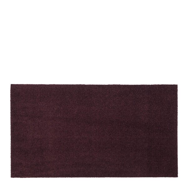 Tica Copenhagen Unicolor gulvmatte 120x67 cm bordeaux