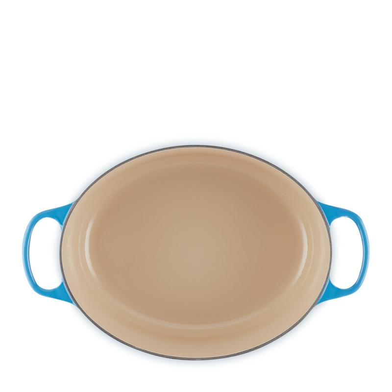 Le Creuset Oval støpejernsgryte 6,3L 31 cm azure