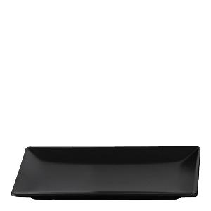 Aida Quadro tallerken 30x20 cm svart