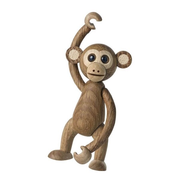 Spring Copenhagen Swing Ape trefigur 8 cm eik