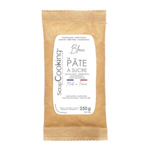 ScrapCooking Fondant 250 g hvit