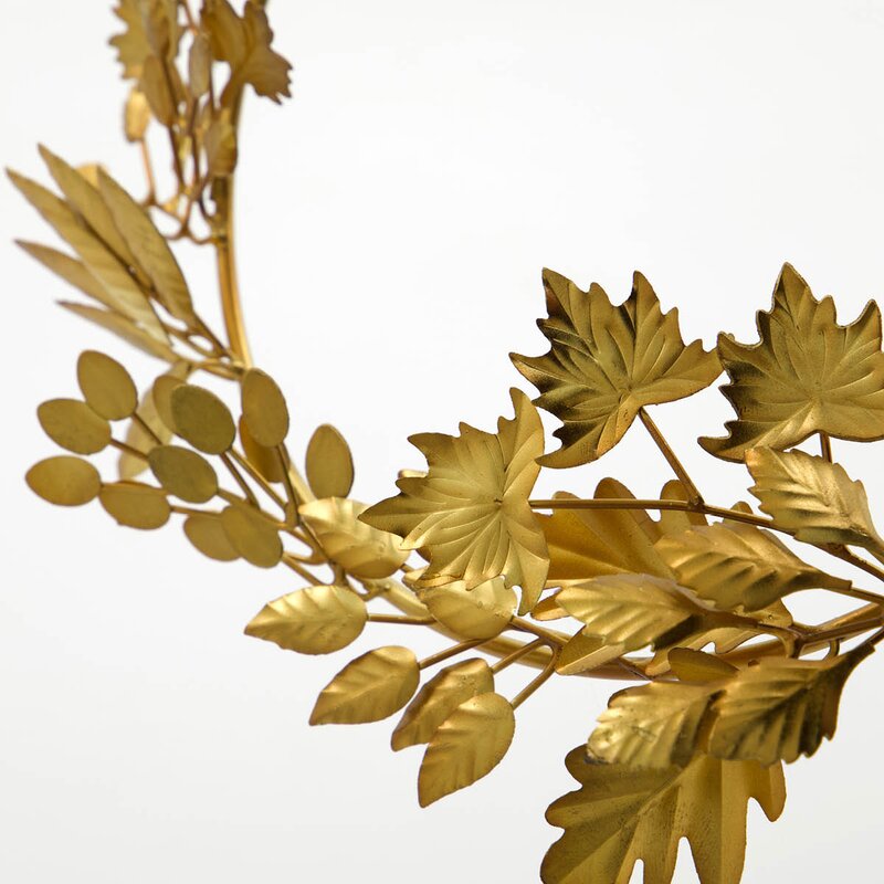 House Doctor Mix krans 21 cm antikk gull