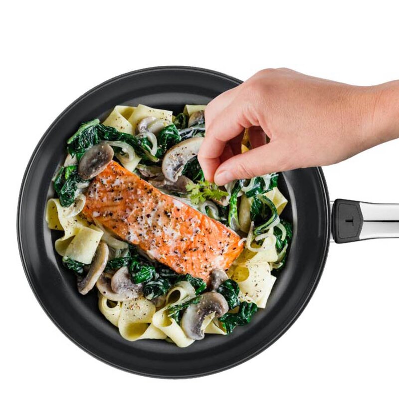 Tefal Emotion Plus SS stekepanne 28 cm keramisk