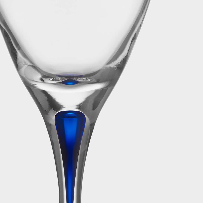 Orrefors Intermezzo vannglass 47 cl blå