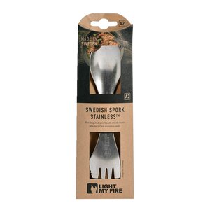 Light My Fire Swedish Spork turbestikk 17 cm rustfritt stål