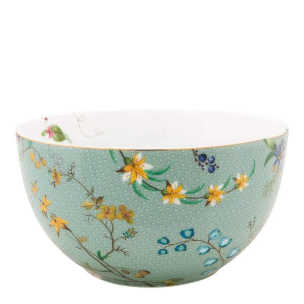Pip Studio Jolie Flowers skål 12 cm blå