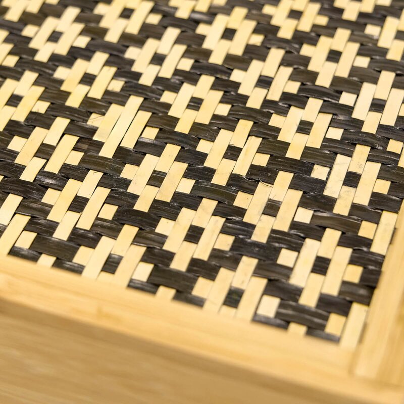 House Doctor Tray sengebrett i bambus 50x35 cm svart