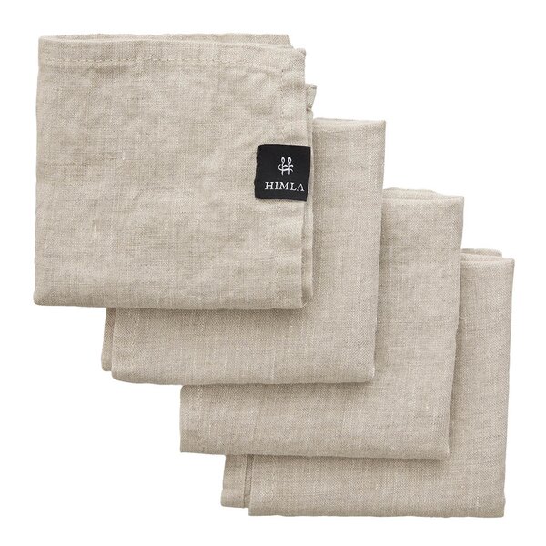 Himla Sunshine serviett 45x45 4 stk oatmeal