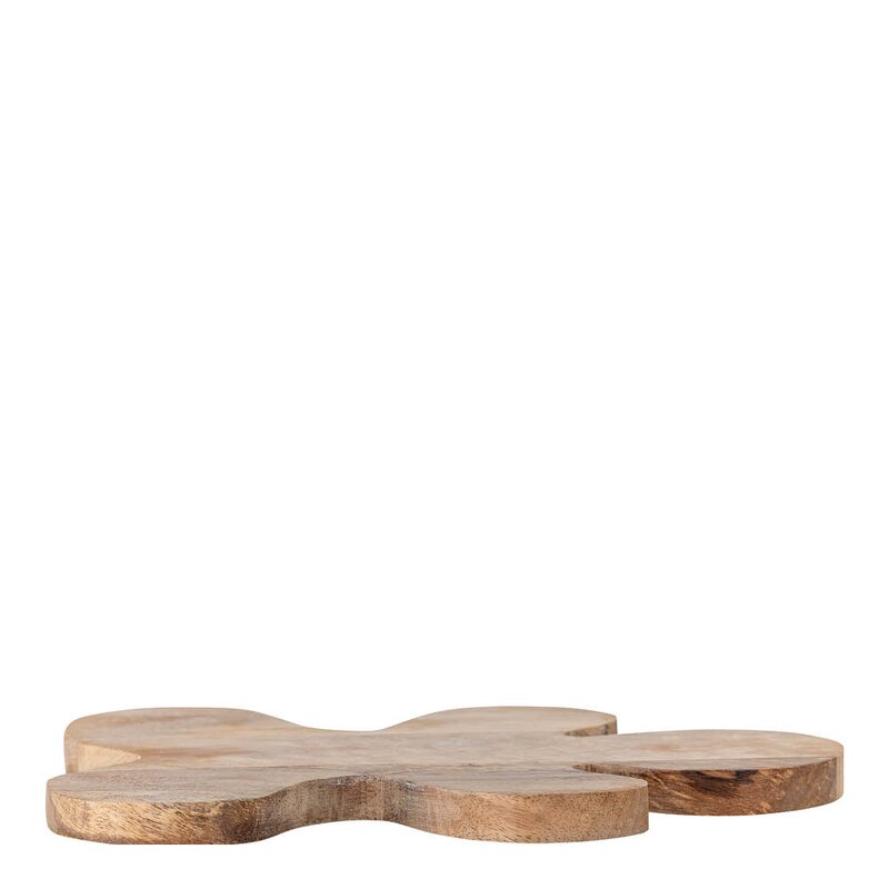 Bloomingville Ginnie serveringsbrett i mangotre 30x1,5x25 cm pepperkakemann