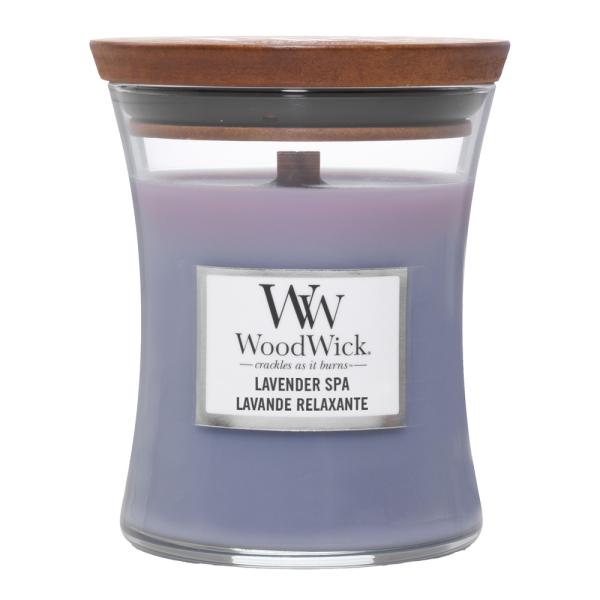 WoodWick – Hourglass duftlys medium lavender spa