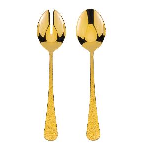 Vargen & Thor Frost salatbestikk 2 deler messing