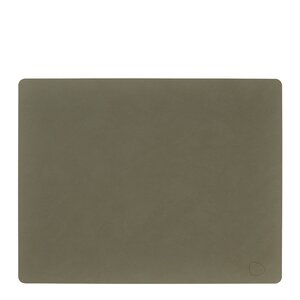 LIND DNA Nupo square bordbrikke 35x45 cm militærgrønn