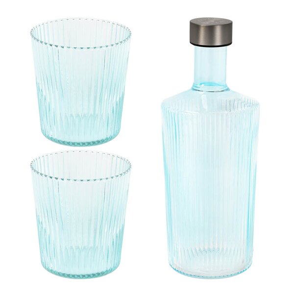 Paveau Ribbed Elegance gaveeske Lucky 3 deler turkis
