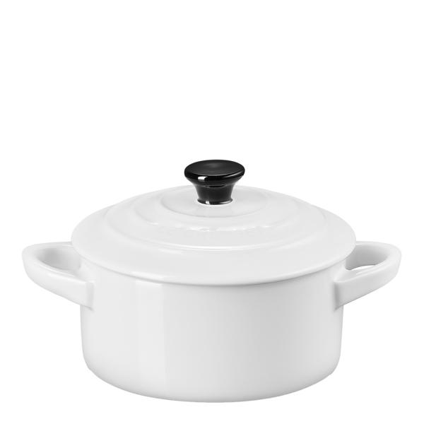 Le Creuset – Signature minigryte 10 cm white