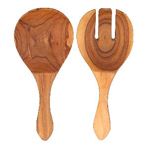 A World of Craft Wood salatbestikk 20 cm 2 deler oliventre