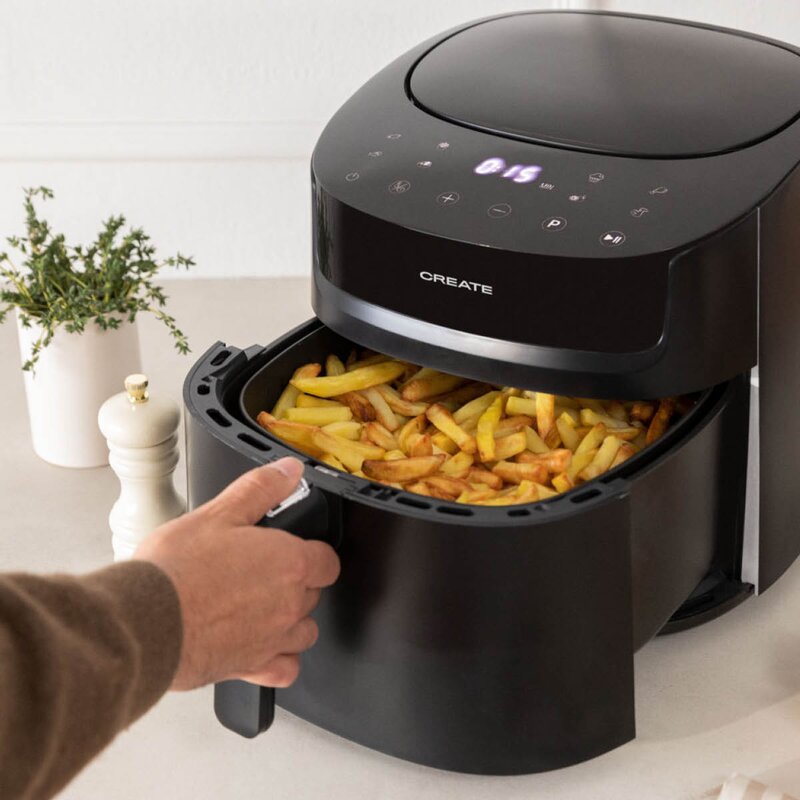 Create Airfryer single kurv 6,2L svart
