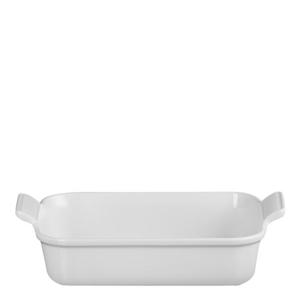 Le Creuset – Heritage rektangulær ildfast form 26 cm white