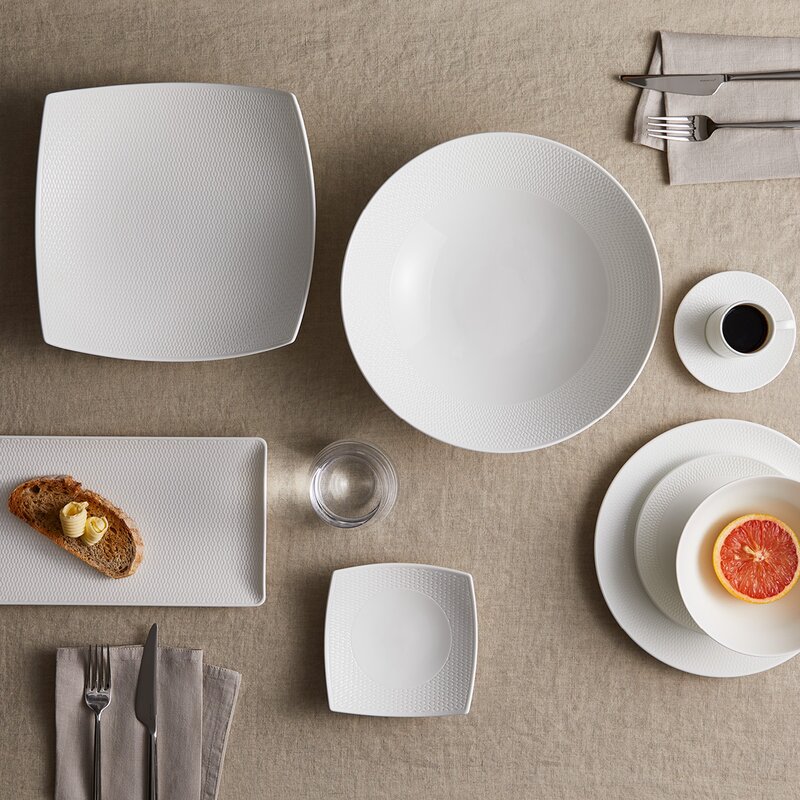 Wedgwood Gio espressokopp & asjett hvit