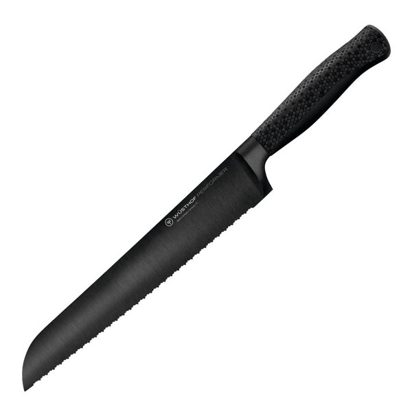 Wüsthof - Performer brødkniv 23 cm dobbelttannet svart