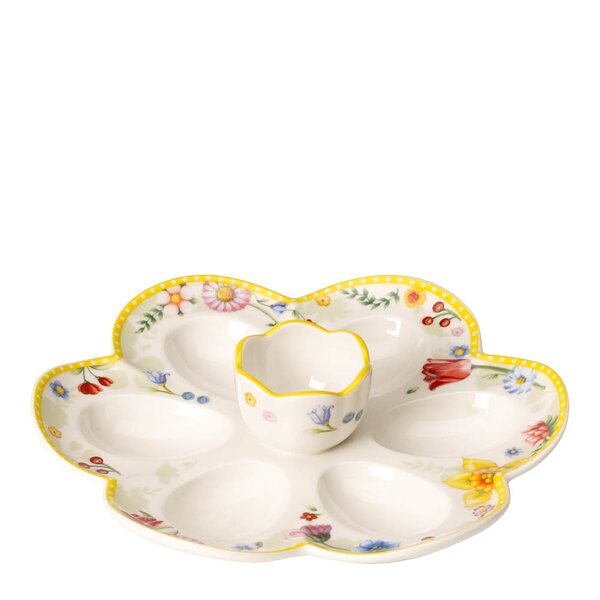 Villeroy & Boch - Spring Awakening eggefat med eggeglass 20 cm flerfarget