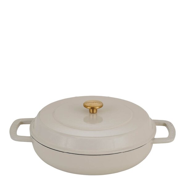 Combekk - Braiser støpejernsgryte 28 cm 5L sand