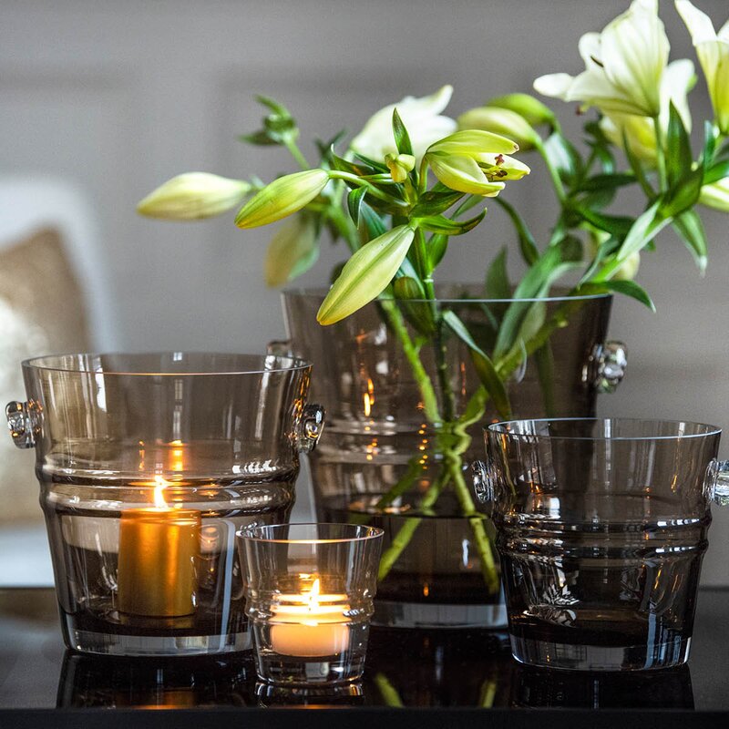 Magnor The bucket lykt/vase 20 cm brun