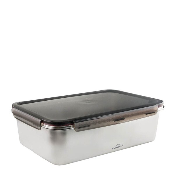 Lacor Matboks mikrobølgesikker tett lokk 6,6L stål
