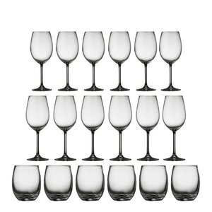 Lyngby Glas Juvel vinglass sett 18 deler