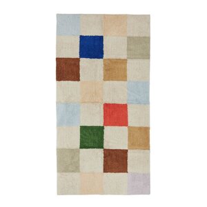 OYOY Chess gulvteppe 168x84 cm Multi