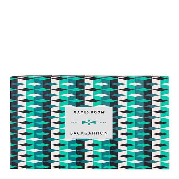 Games Room Backgammon grafisk mønstret boks