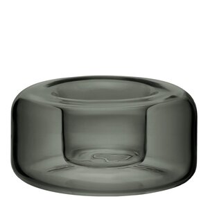 Kosta Boda Happy lyslykt 4,7 cm antracit