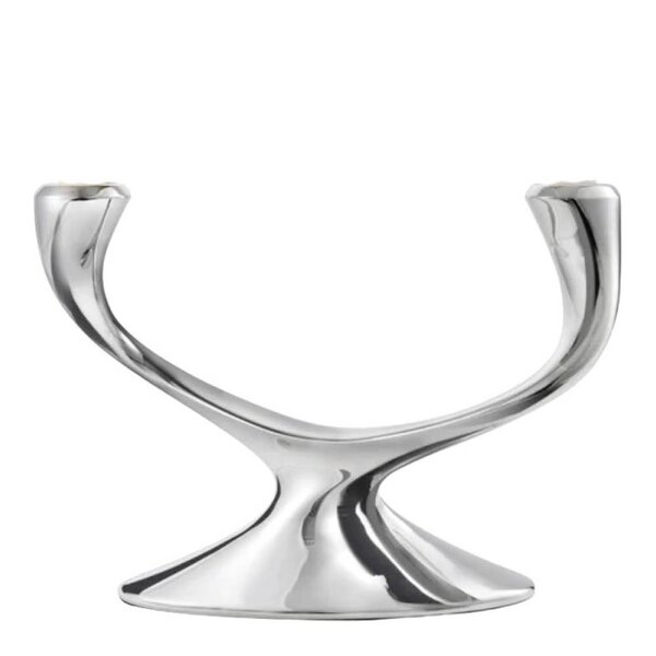 Robert Welch Windrush kandelaber lysestake 18x26 cm sølv