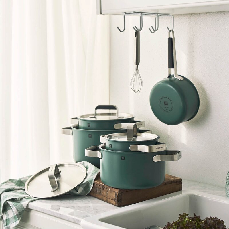 Zwilling Pure grytesett 5 deler grønn