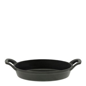 Pillivuyt Gourmet Garonne Mini støpejernspanne oval 2 grep 21x15 cm