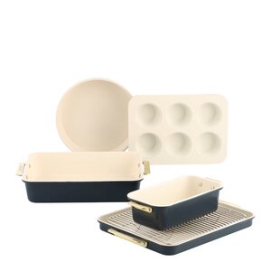 GreenPan Padova Reserve bakeformsett 6 deler Oxford Blue