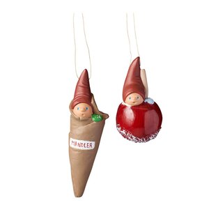 Klarborg Nisserikker 2025 julepynt 9 cm