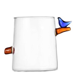 Ichendorf Milano Birds glass 32 cl fugl lyseblå