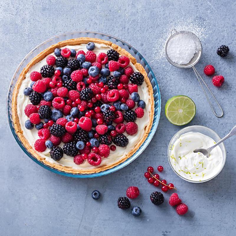 Pyrex Bake & enjoy paiform 27 cm klar